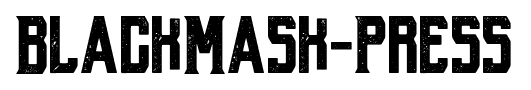 BlackMask-Press font